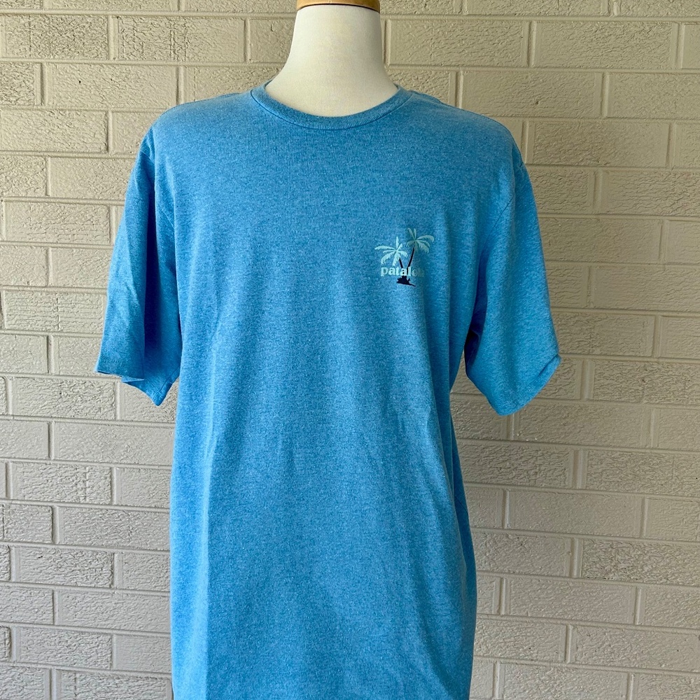 Patagonia Pataloha Mens Regular Fit Blue T Shirt Size Medium - Picture 4 of 6